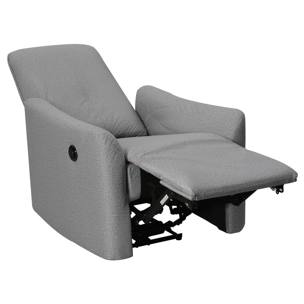 Leonis 29in. Light Grey Manual Recliner Chair. Picture 2