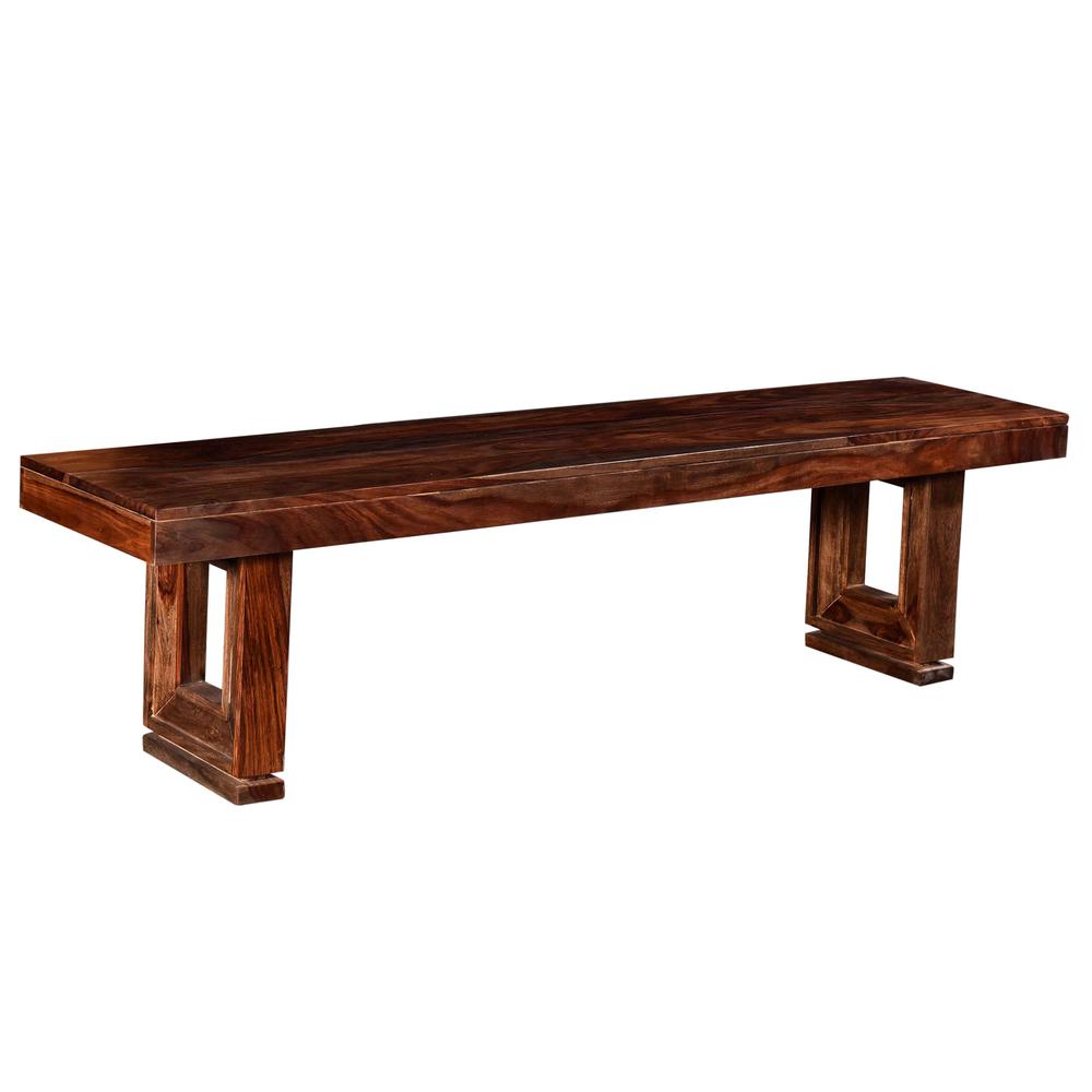 Cherie Acacia Wood Dining Bench. Picture 2