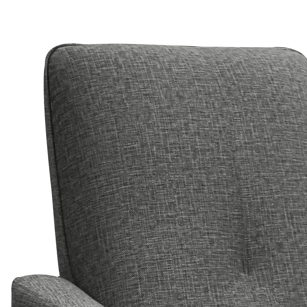 Leonis 29in. Dark Grey Manual Recliner Chair. Picture 5