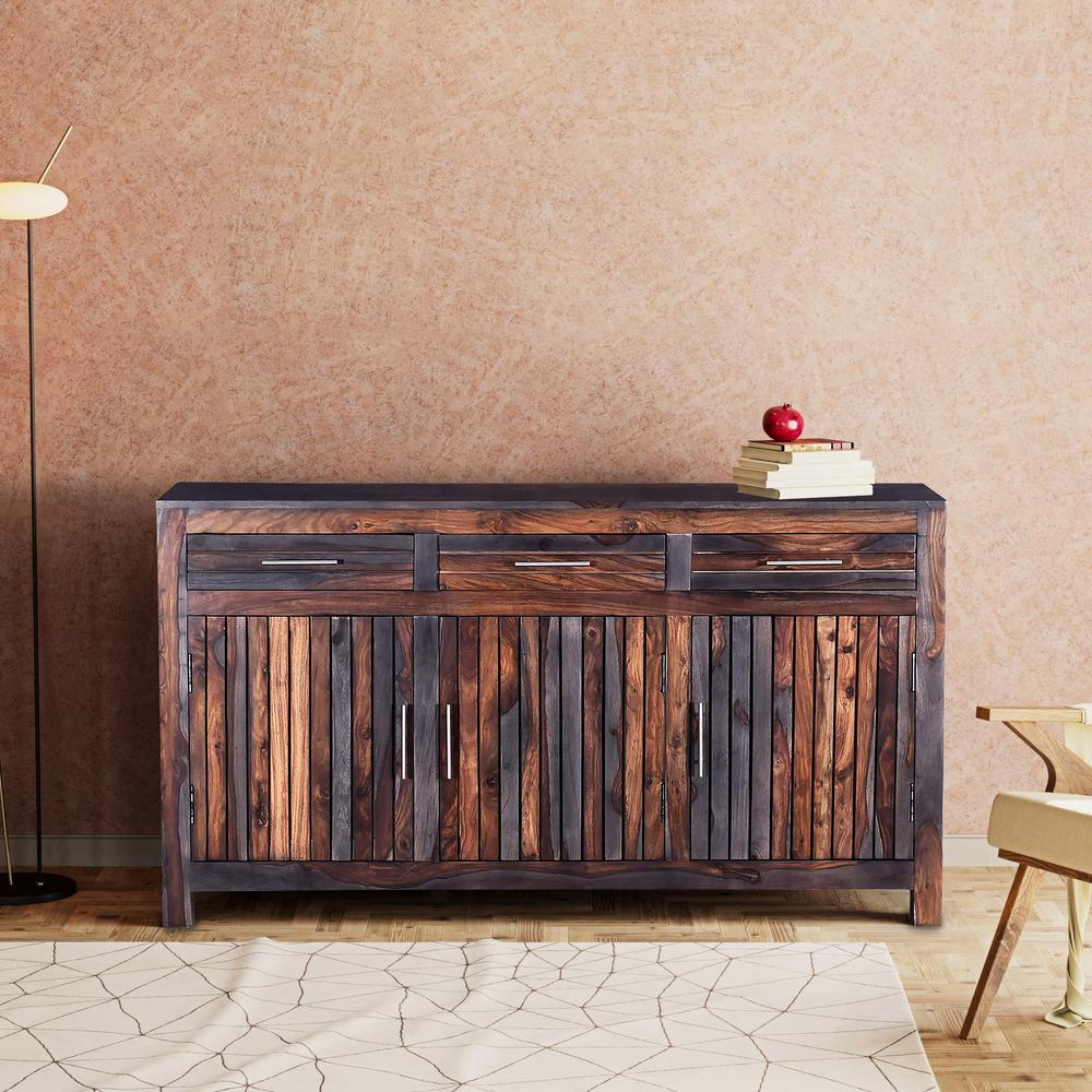 Cherie 63 in. Acacia Wood Sideboard. Picture 6