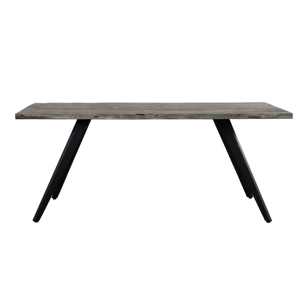 Radiance 70 in. Acacia Wood and Metal Dining Table. Picture 1