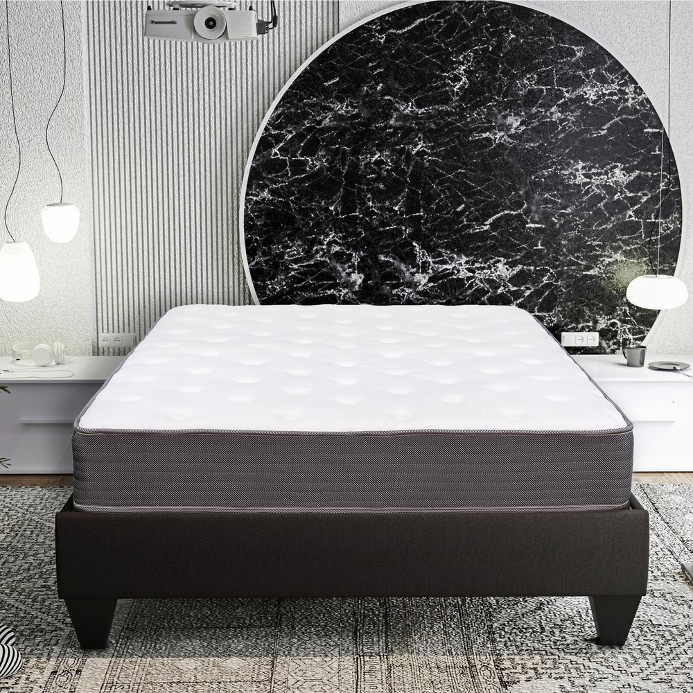 Evena 8 in. Pocket Spring Hybrid Euro Top Bed in a Box Mattress, Full. Picture 8