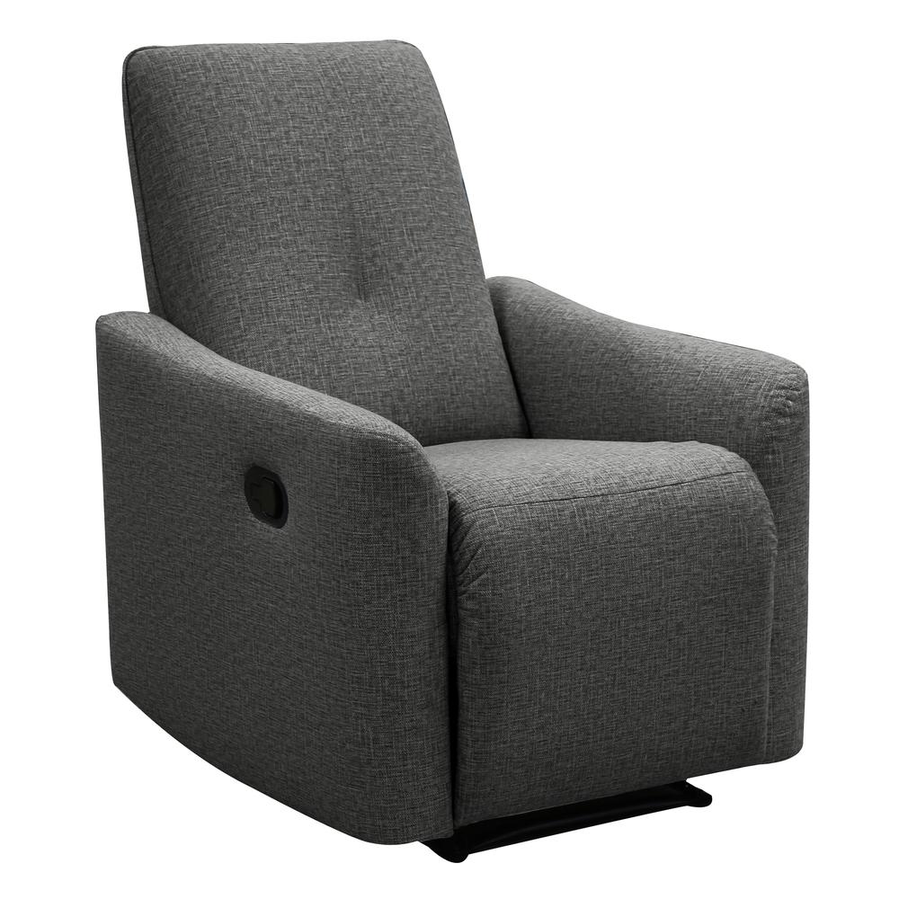 Leonis 29in. Dark Grey Manual Recliner Chair. Picture 2