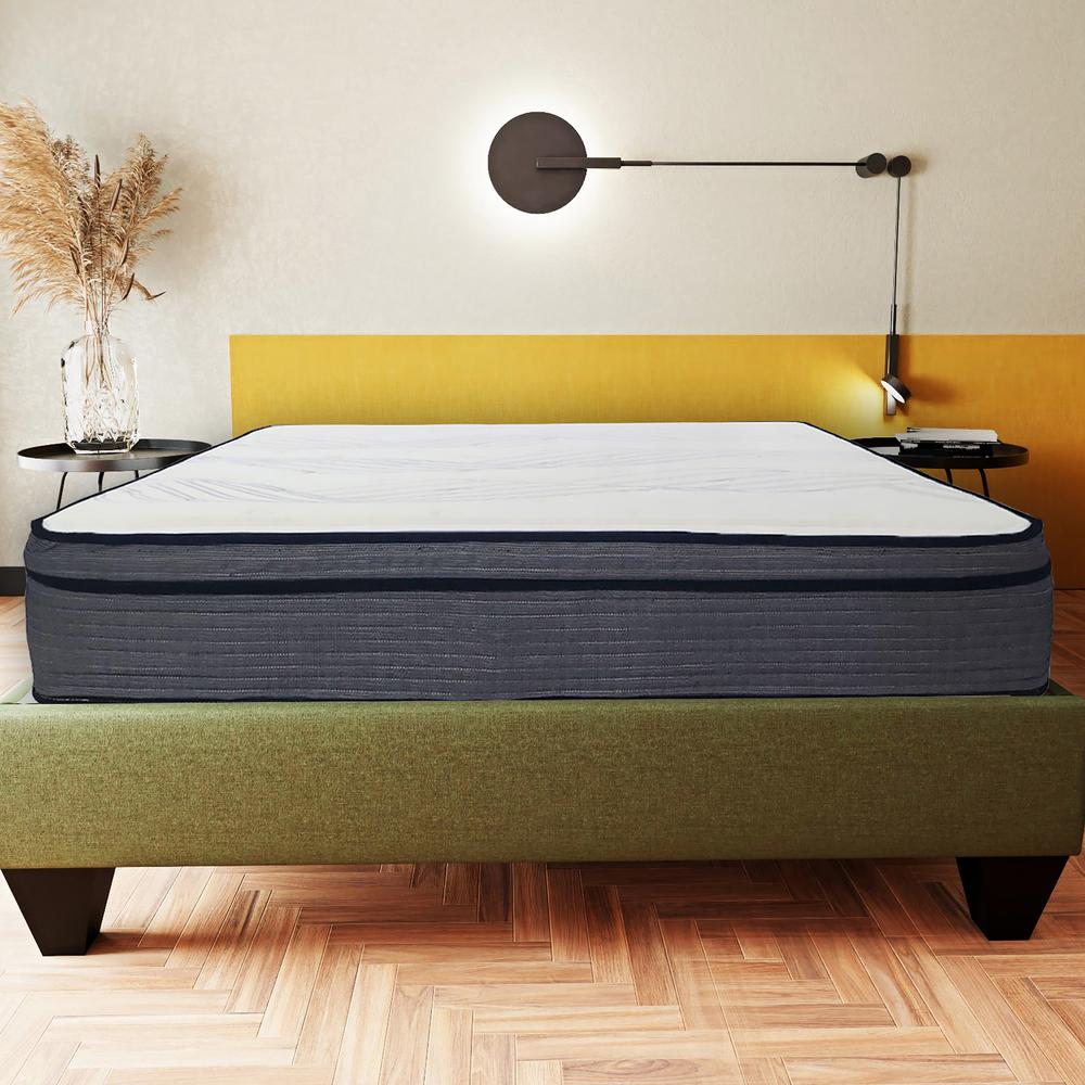 Noble Lux 14 in. Euro Top Pocket Coil Hybrid Mattress, KG. Picture 3