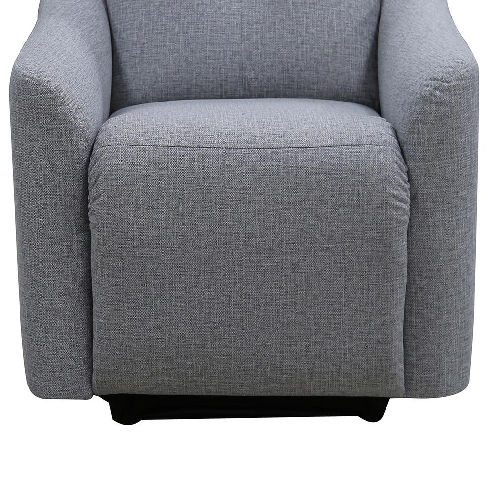 Leonis 29in. Light Grey Manual Recliner Chair. Picture 5