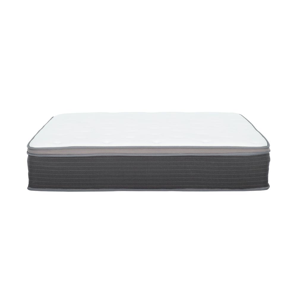 Evena 12 in. Pocket Spring Hybrid Euro Top Bed in a Box Mattress, Full. Picture 1
