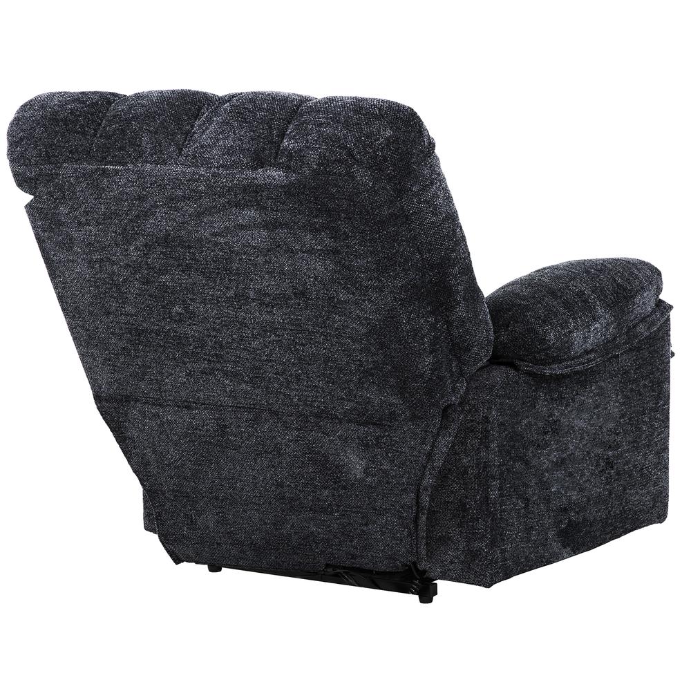 Circuit 36 in. Black Glider Recliner. Picture 5