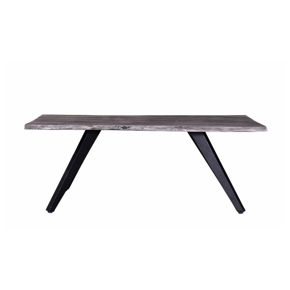 Phoenix 48 in. Acacia Wood and Metal Coffee Table. Picture 1