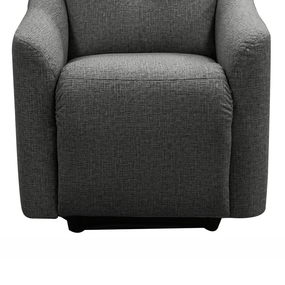 Leonis 29in. Dark Grey Manual Recliner Chair. Picture 7