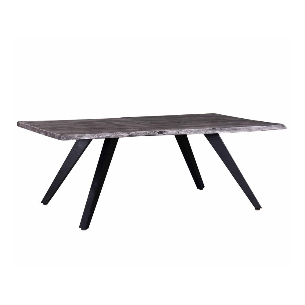 Phoenix 48 in. Acacia Wood and Metal Coffee Table. Picture 2