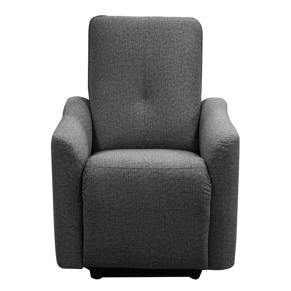 Leonis 29in. Dark Grey Manual Recliner Chair. Picture 1