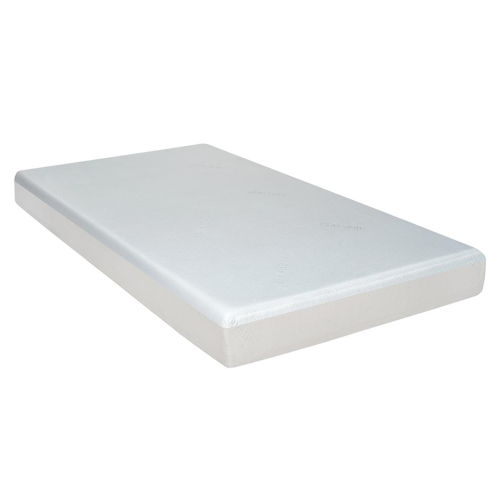 Tifa 6 in. Firm Gel Memory Foam Bed in a Box Mattress, Twin. Picture 1