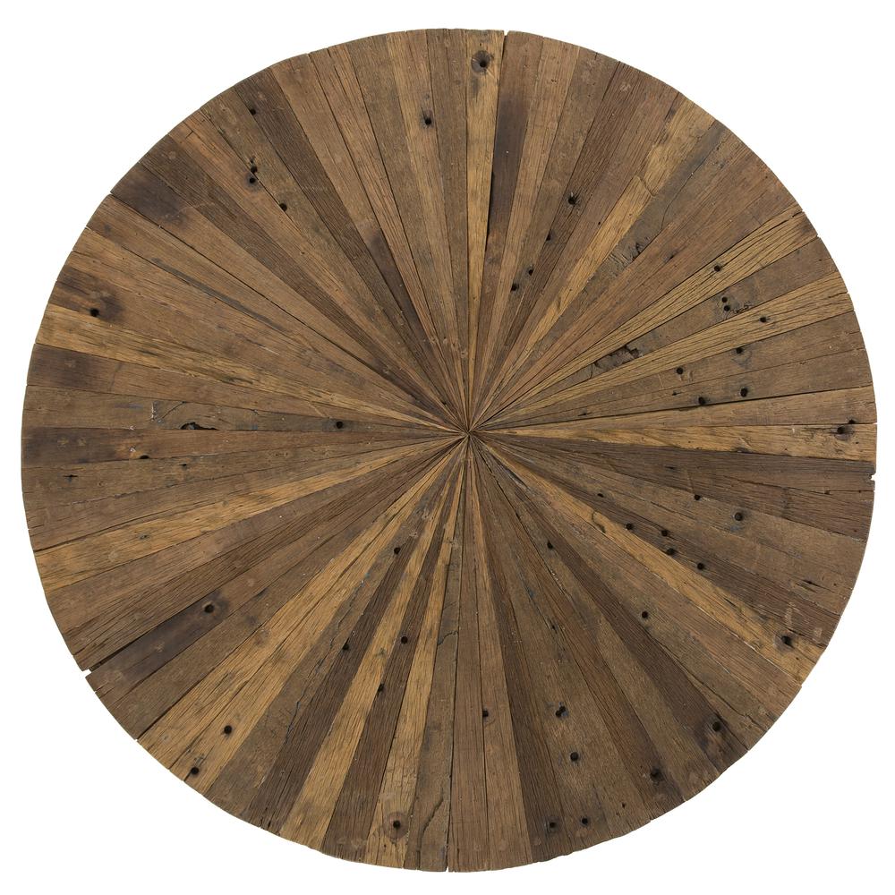 Tranquil 42 in. Round Reclaimed Wood Coffee Table. Picture 3