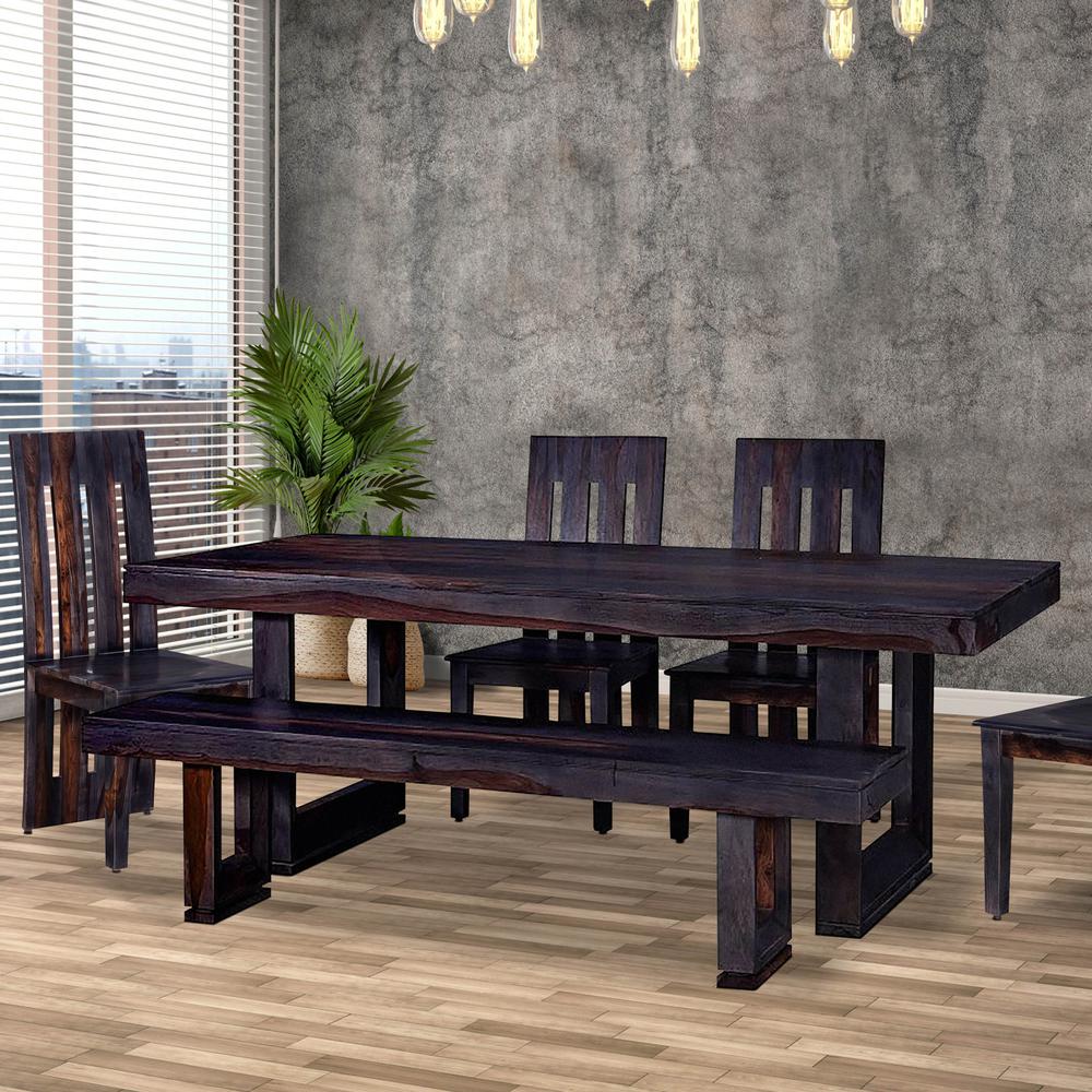 Cherie 80 in. Acacia Wood Dining Table. Picture 3
