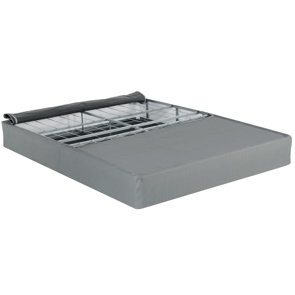 Yuffie 9 in. Foldable Metal Mattress Foundation Box Spring, Cal King. Picture 4