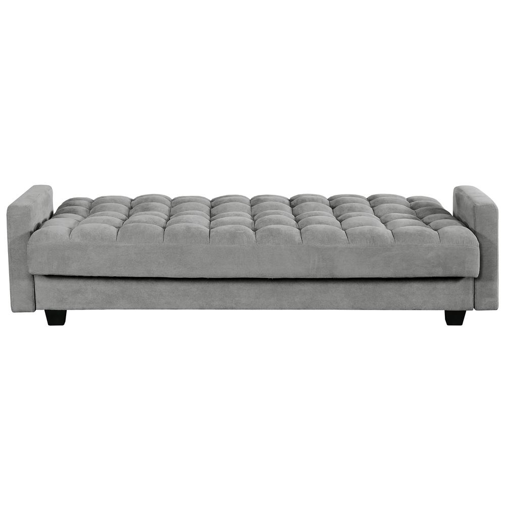 Alen 85 in. Grey Sleeper Sofa with Storage. Picture 3