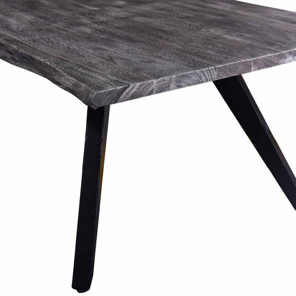Phoenix 48 in. Acacia Wood and Metal Coffee Table. Picture 4