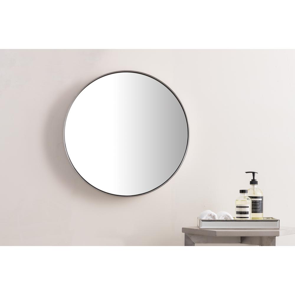 Simplicity 20" Mirror, Brushed Nickel. Picture 1