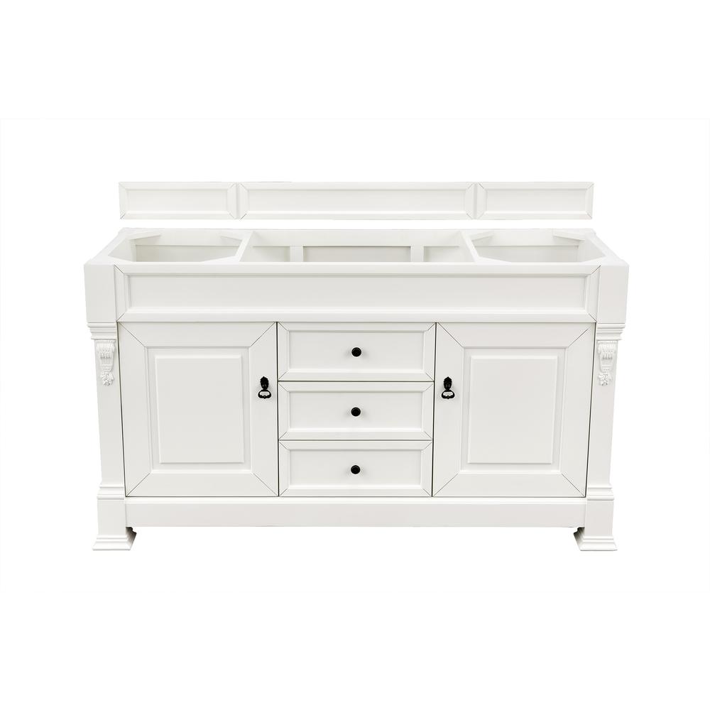 Brookfield 60" Bright White Single Vanity. Picture 1
