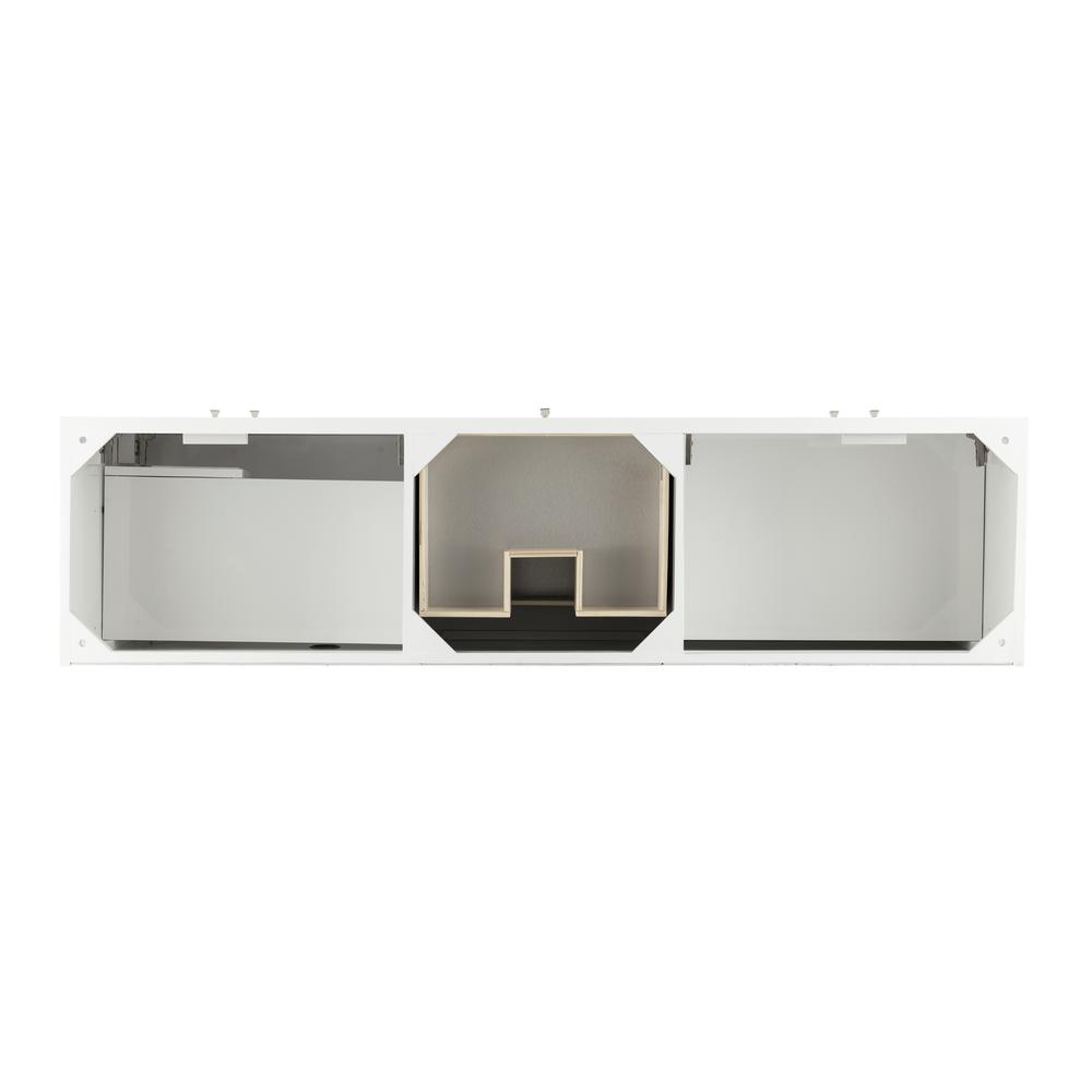 Linear 72" Single Vanity, Glossy White. Picture 2