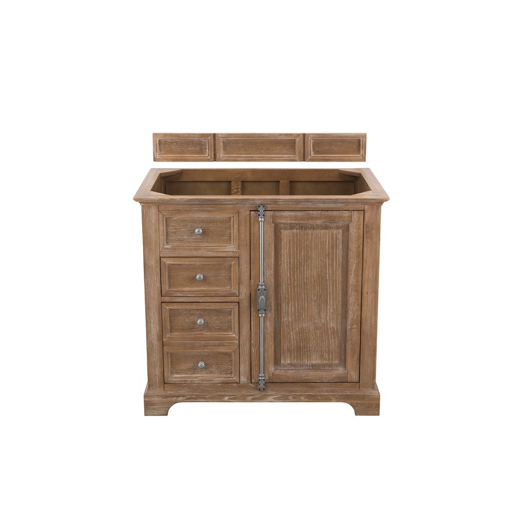 Providence 36" Single Vanity Cabinet, Driftwood. Picture 1