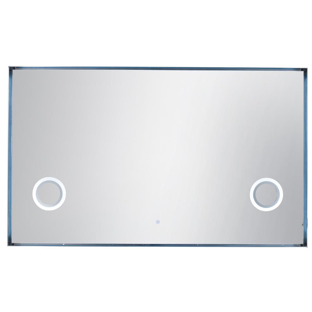 Levitate 70" Mirror, Polished Nickel. Picture 1