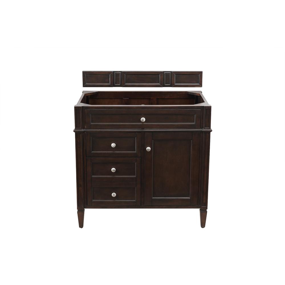 Brittany 36" Burnished Mahogany Single Vanity. Picture 1