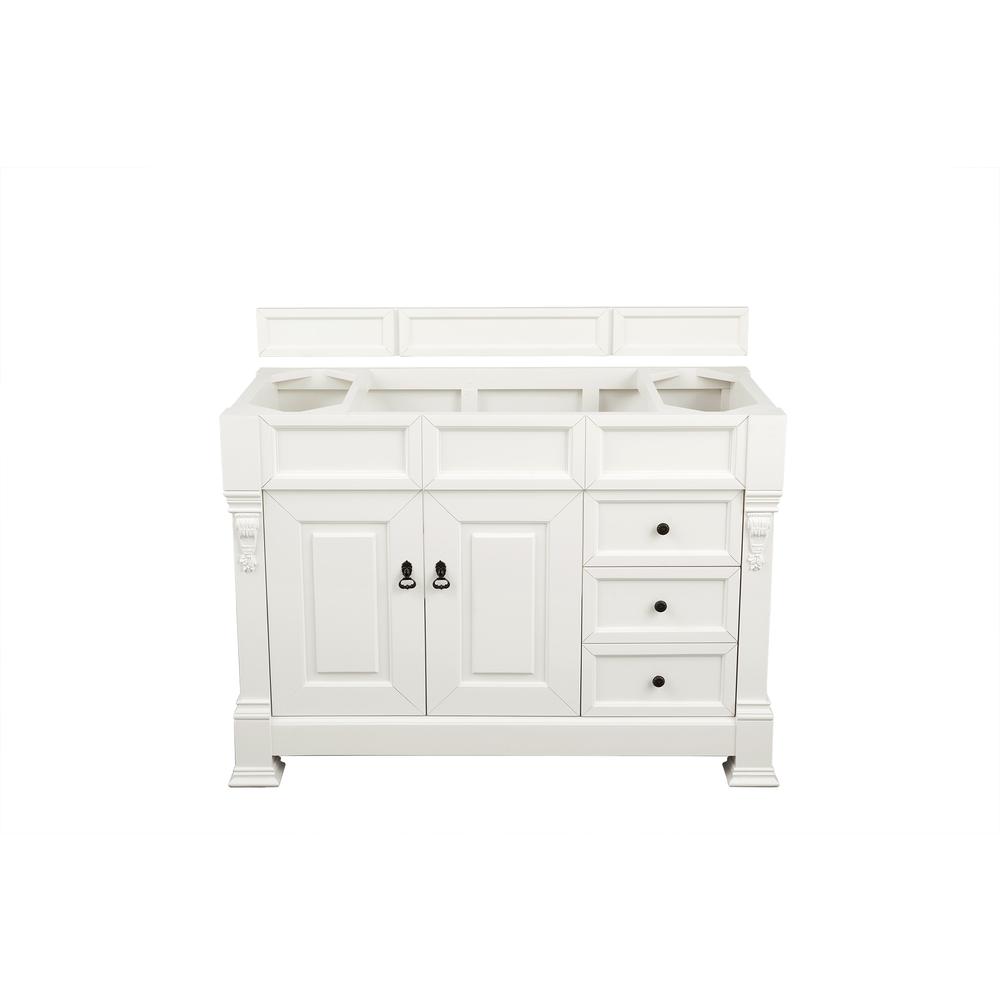 Brookfield 48" Bright White Single Vanity. Picture 1