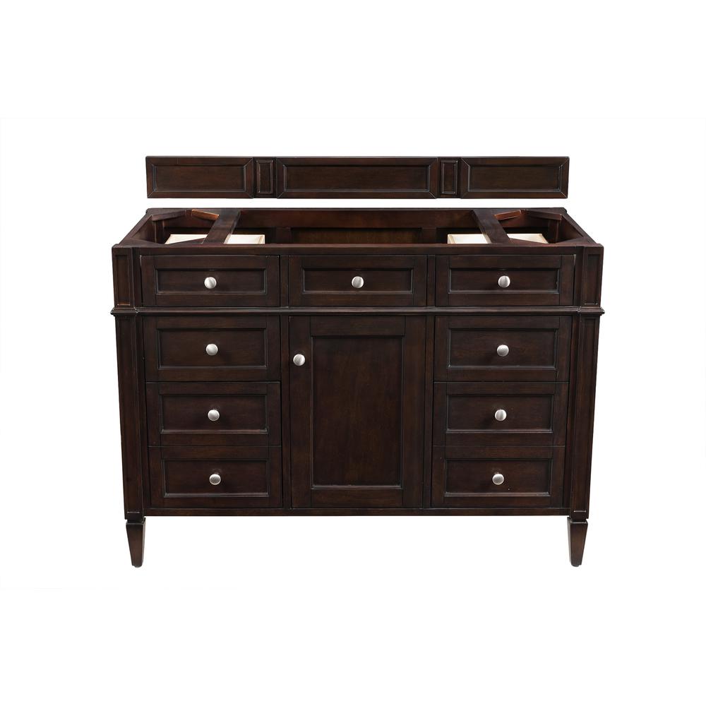 Brittany 48" Burnished Mahogany Single Vanity. Picture 1