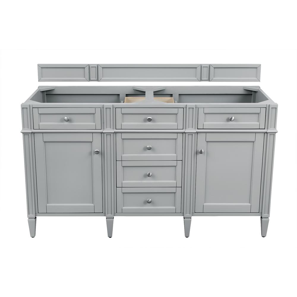 Brittany 60" Urban Gray Double Vanity. Picture 1