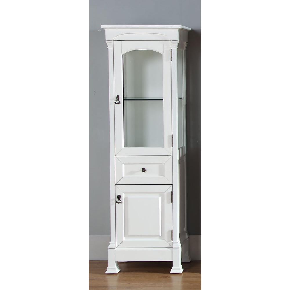 Brookfield 20" Linen Cabinet, Bright White. Picture 2