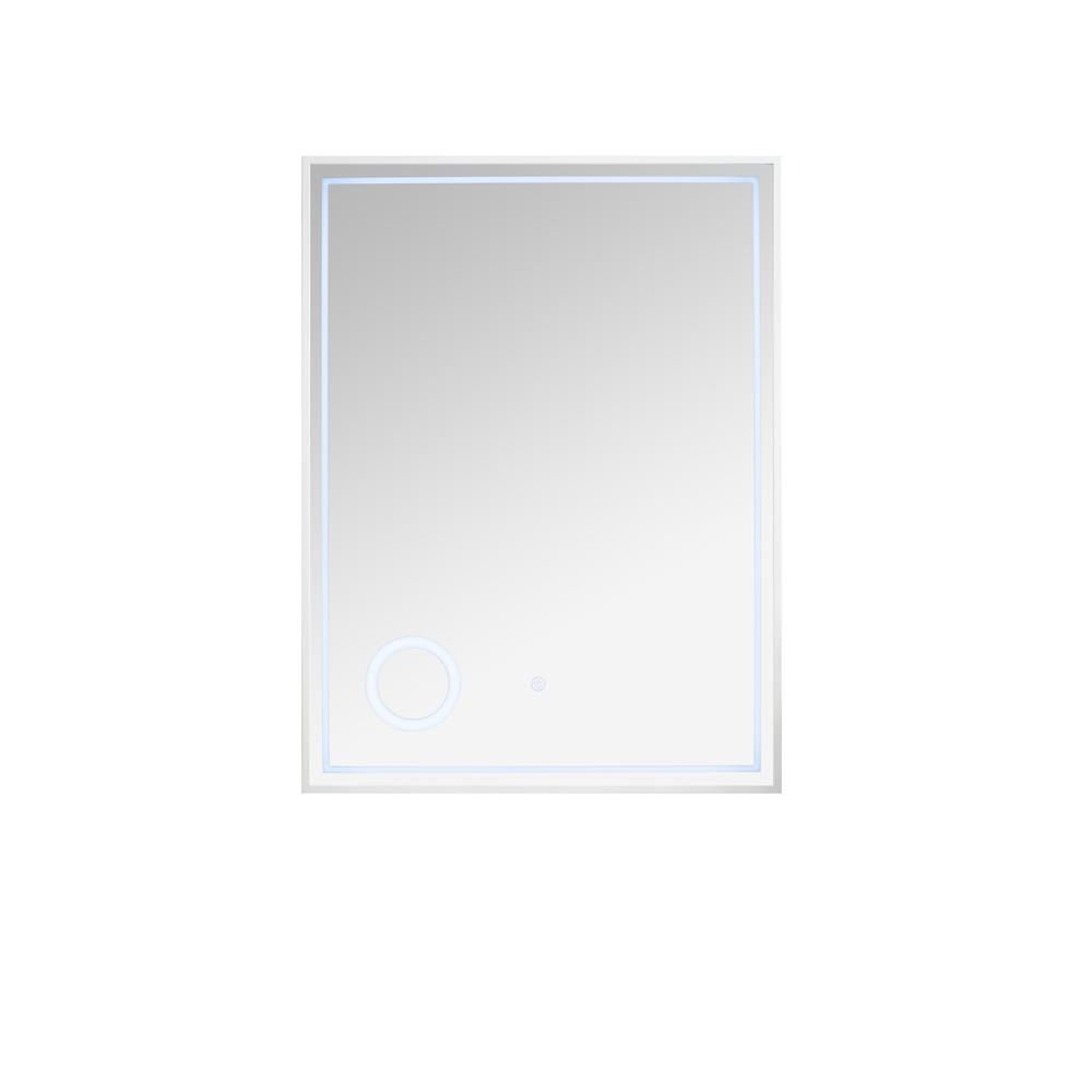 Tampa 23.6" Mirror, Glossy White. Picture 1