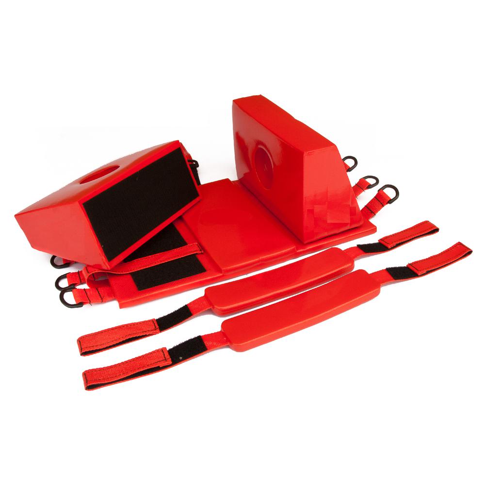 Head Immobilizer Set, Red. Picture 2