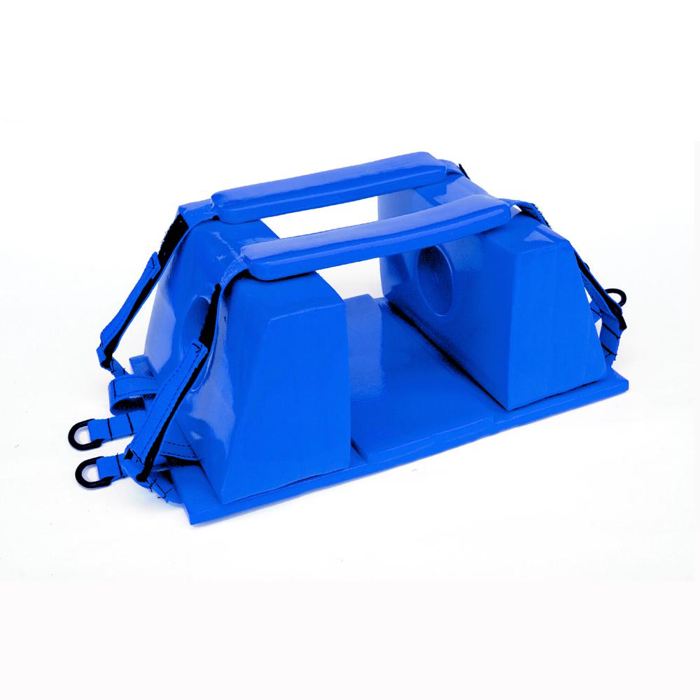 Head Immobilizer Set, Royal Blue. Picture 1