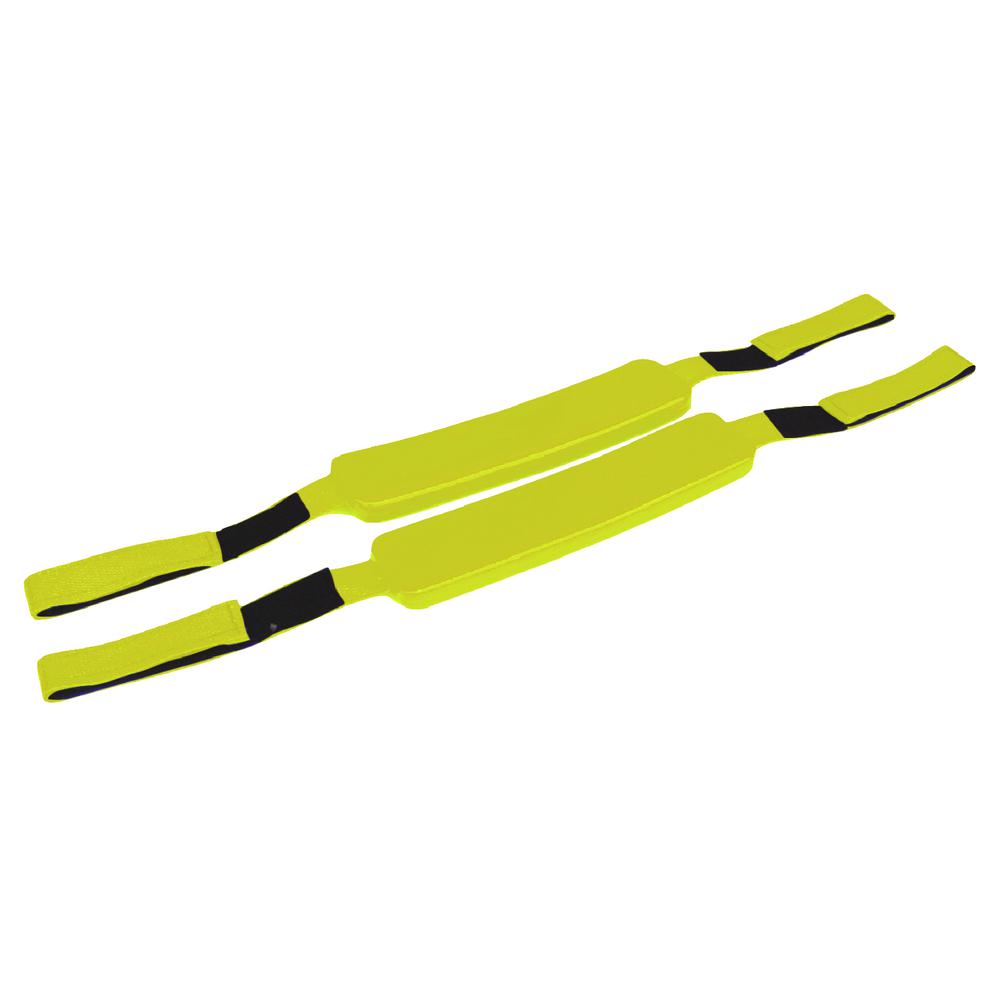 Head Immobilizer Replacement Straps (Pair), Yellow. Picture 1