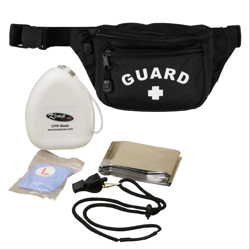 Hip Pack with GUARD Logo, Black. Picture 3