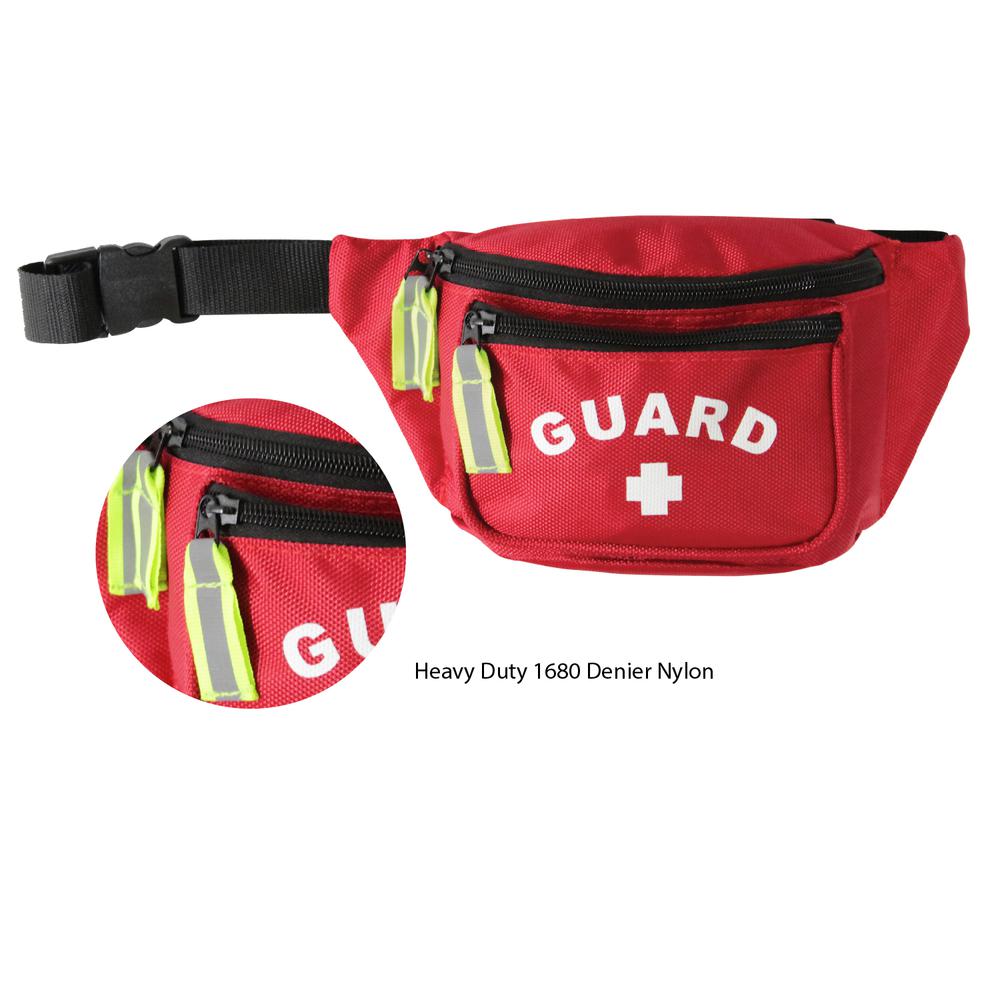 Hip Pack with GUARD Logo, Red. Picture 3