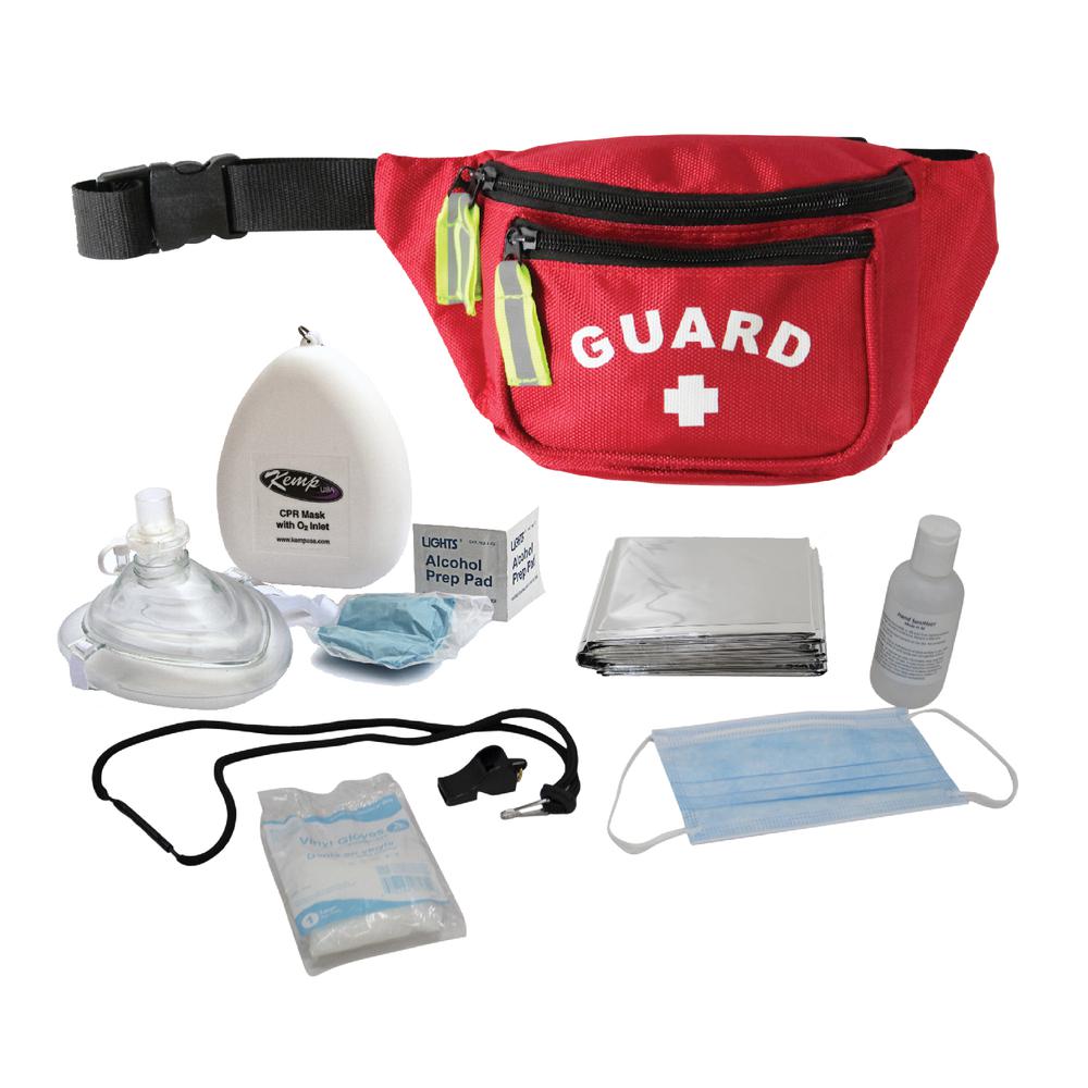 Hip Pack with GUARD Logo, Red. Picture 6