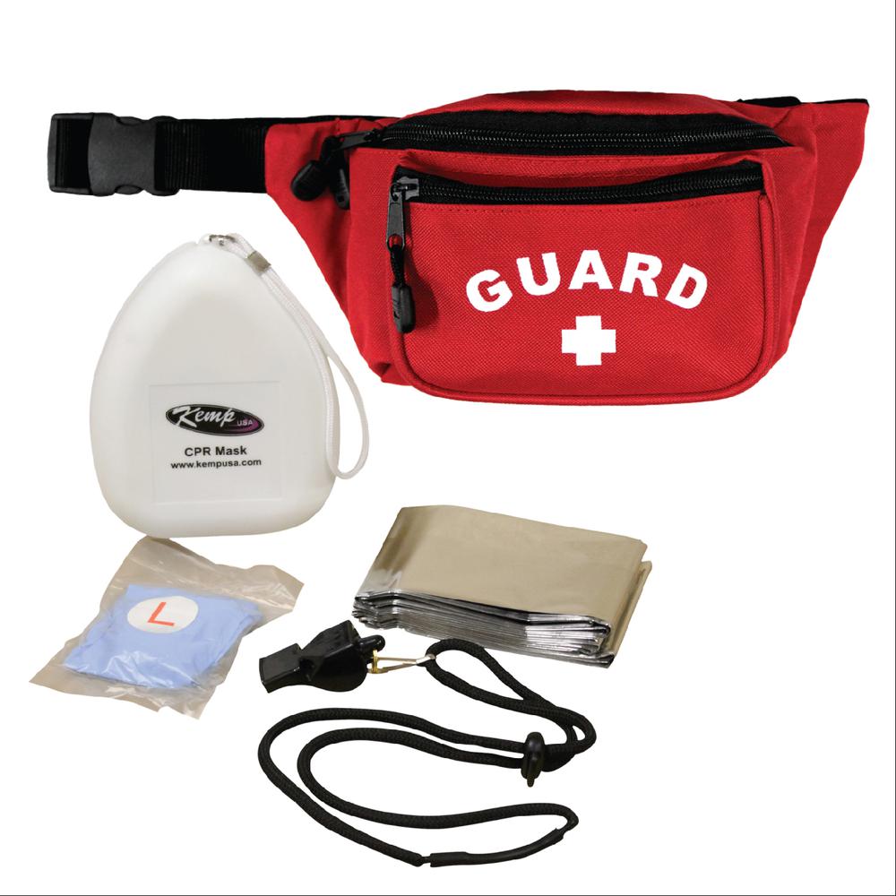 Hip Pack with GUARD Logo, Red. Picture 8