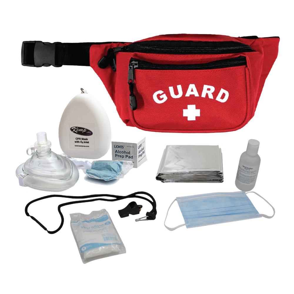 Hip Pack with GUARD Logo, Red. Picture 9