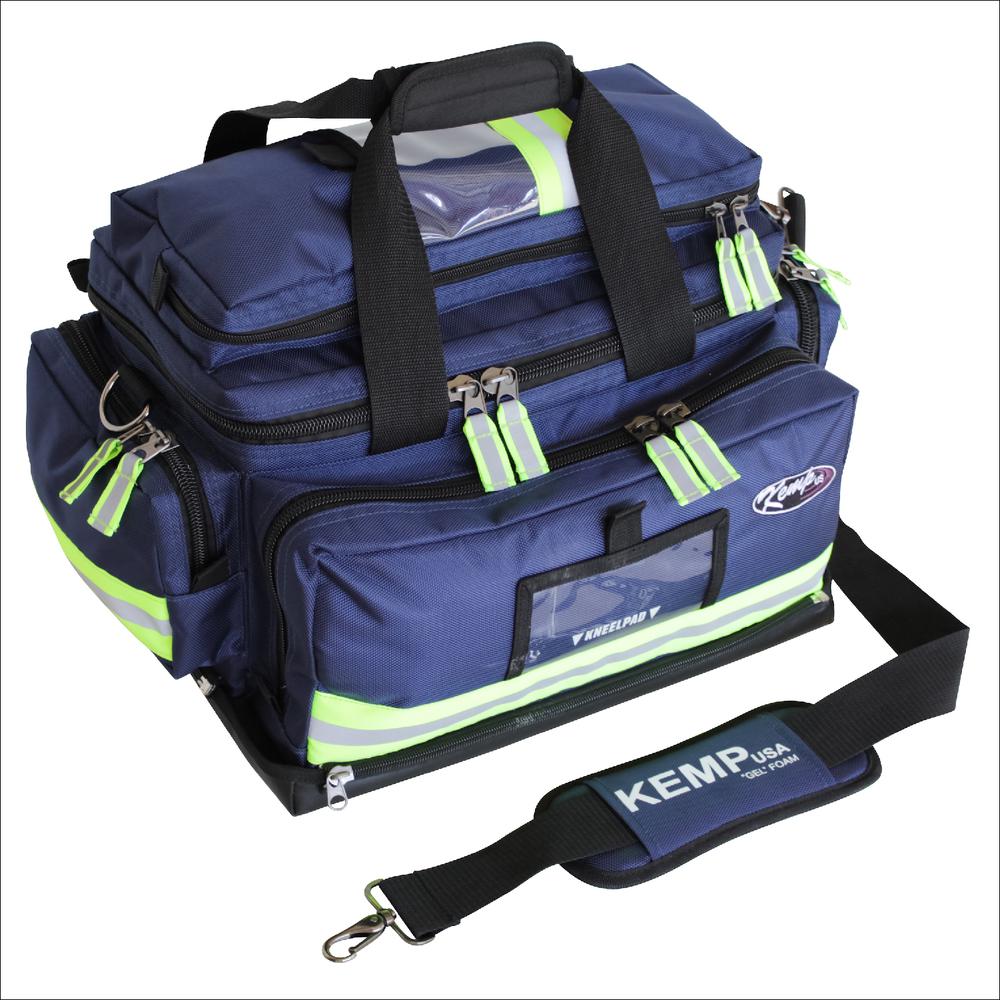 Premium Large Professional Trauma Bag, Navy Blue. Picture 9