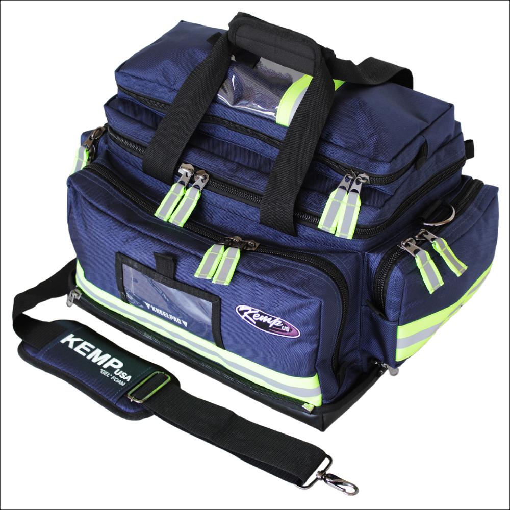 Premium Large Professional Trauma Bag, Navy Blue. Picture 11