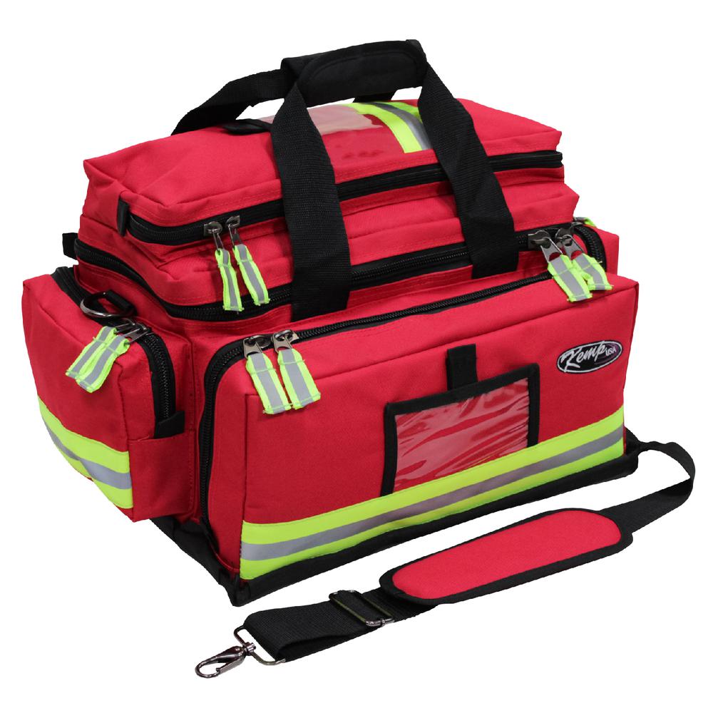 Large Professional Trauma Bag, Red. Picture 2