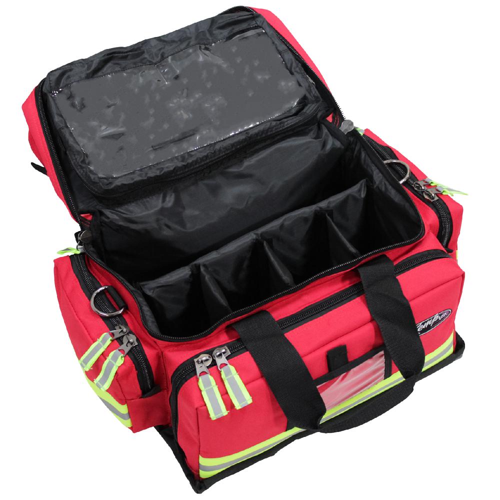 Large Professional Trauma Bag, Red. Picture 4