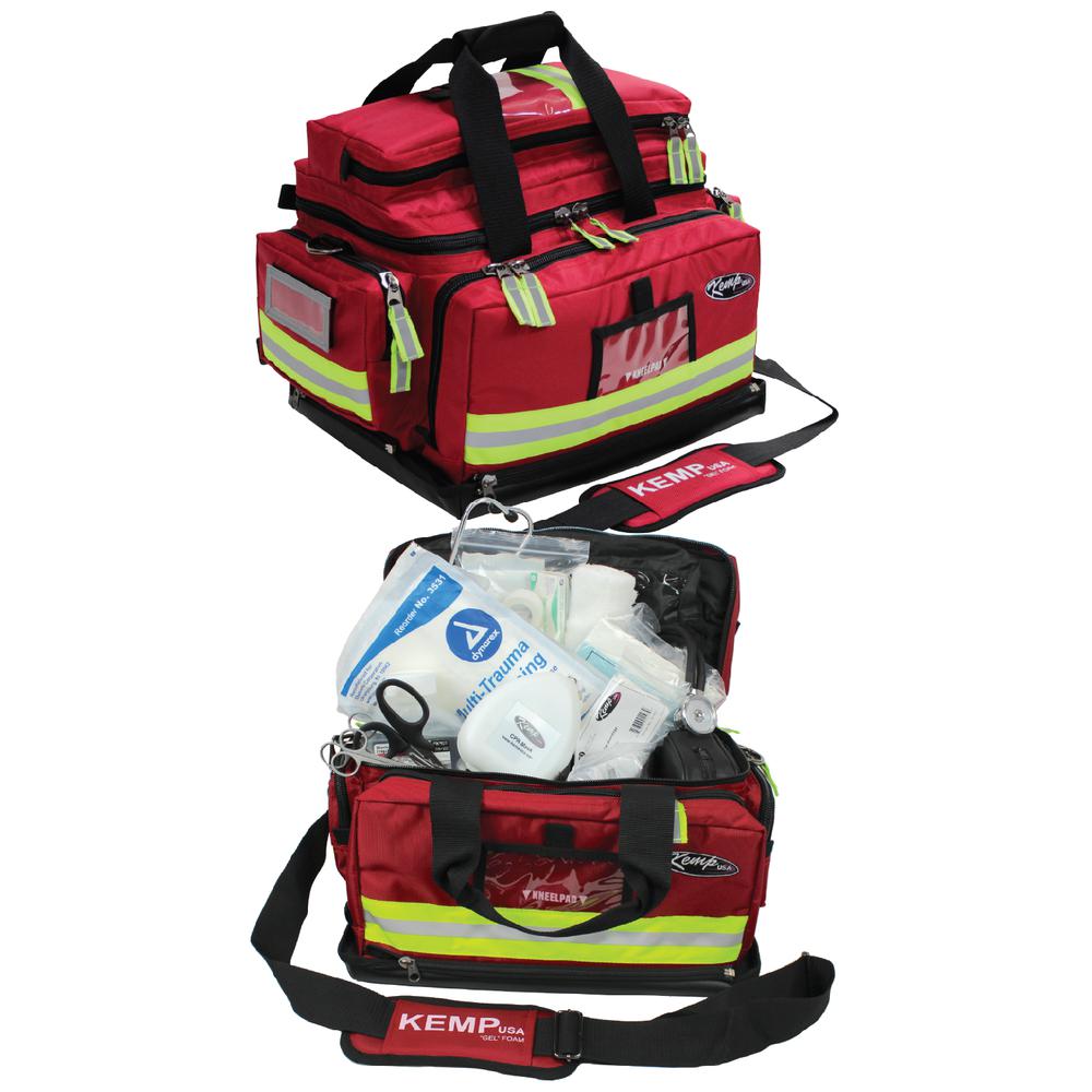 Large Professional Trauma Bag, Red. Picture 6