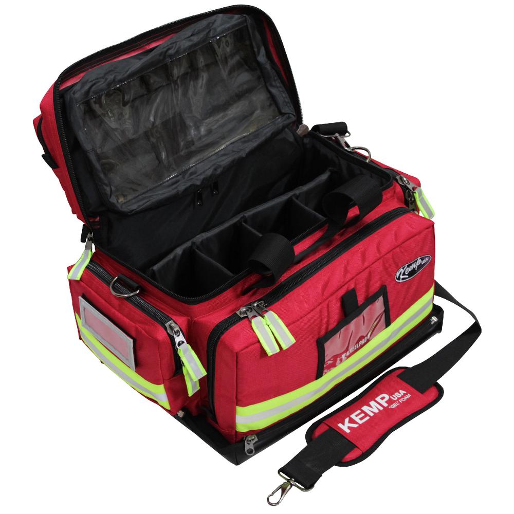 Large Professional Trauma Bag, Red. Picture 11