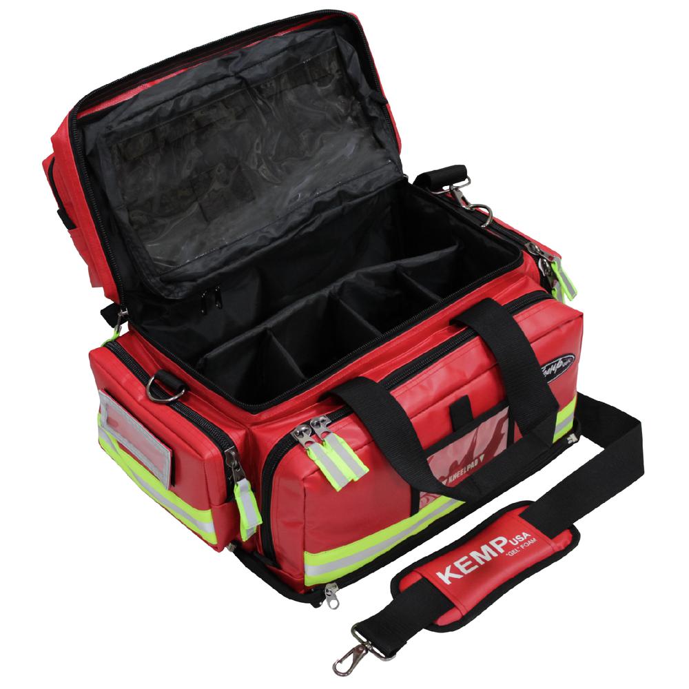 Large Professional Trauma Bag, Red. Picture 18
