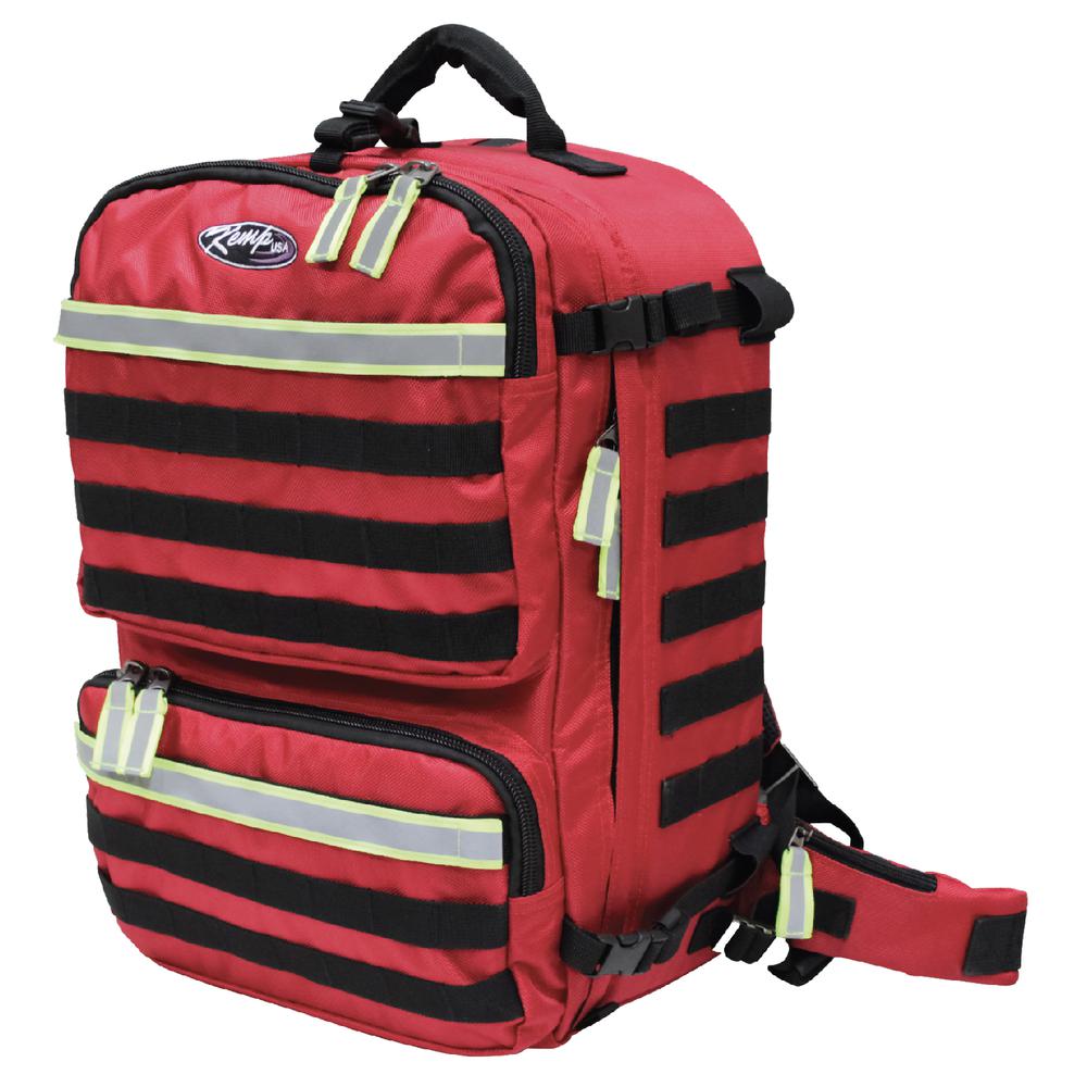 Premium Rescue & Tactical EMS Bag, Red. Picture 1
