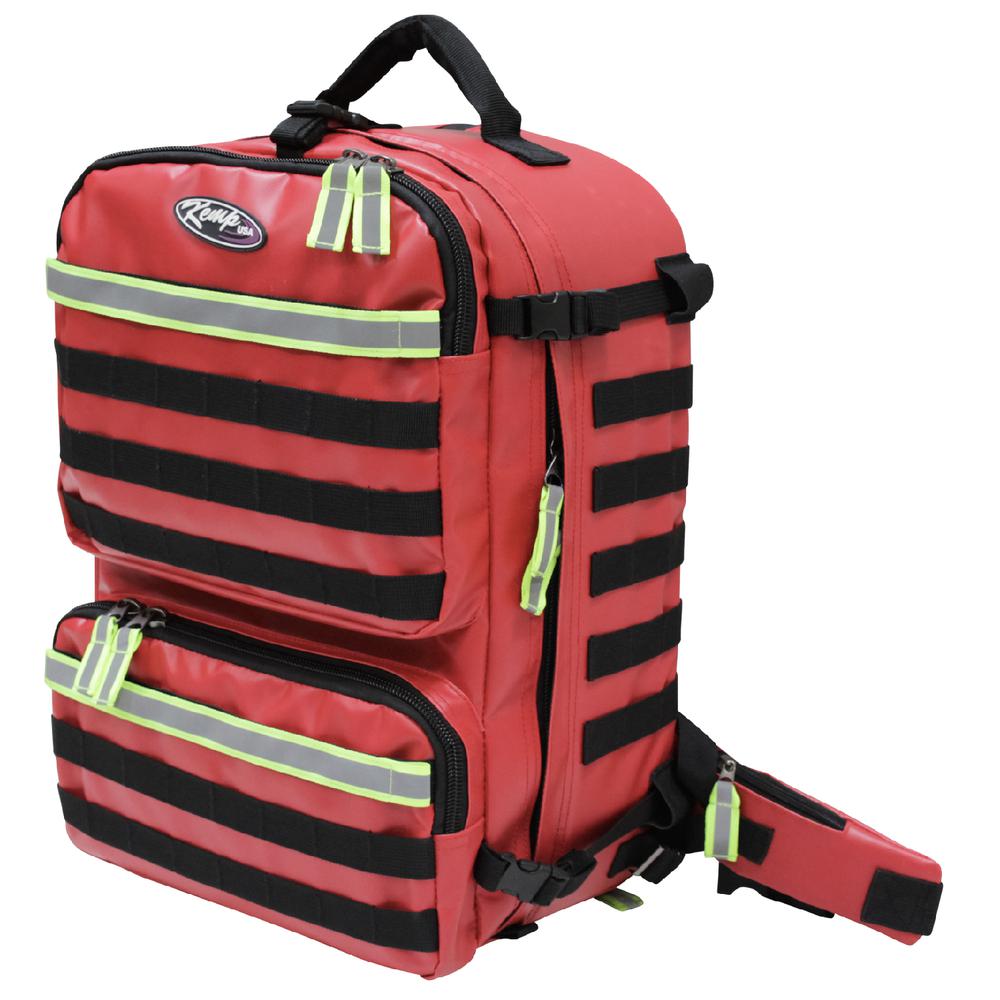 Fluid-Resistant Tarpaulin Rescue & Tactical EMS Bag, Red. Picture 1