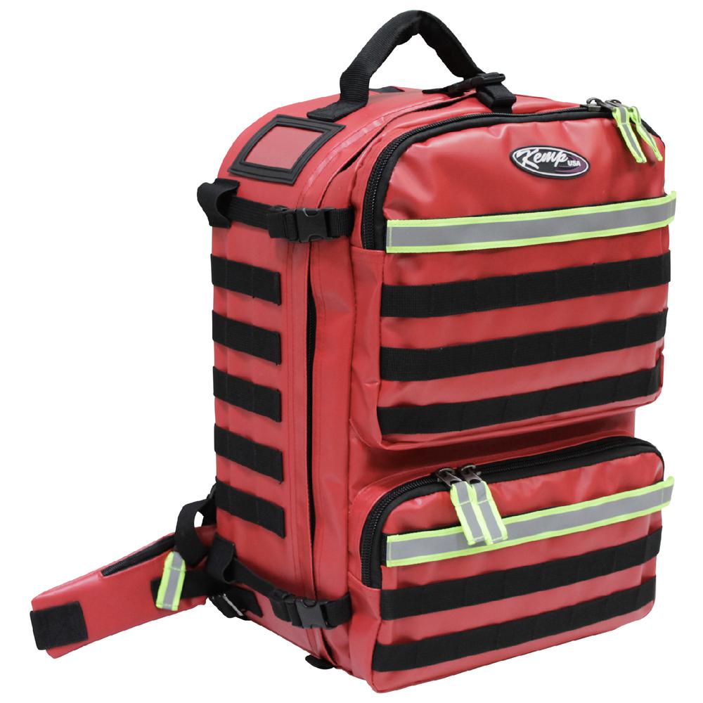 Fluid-Resistant Tarpaulin Rescue & Tactical EMS Bag, Red. Picture 3